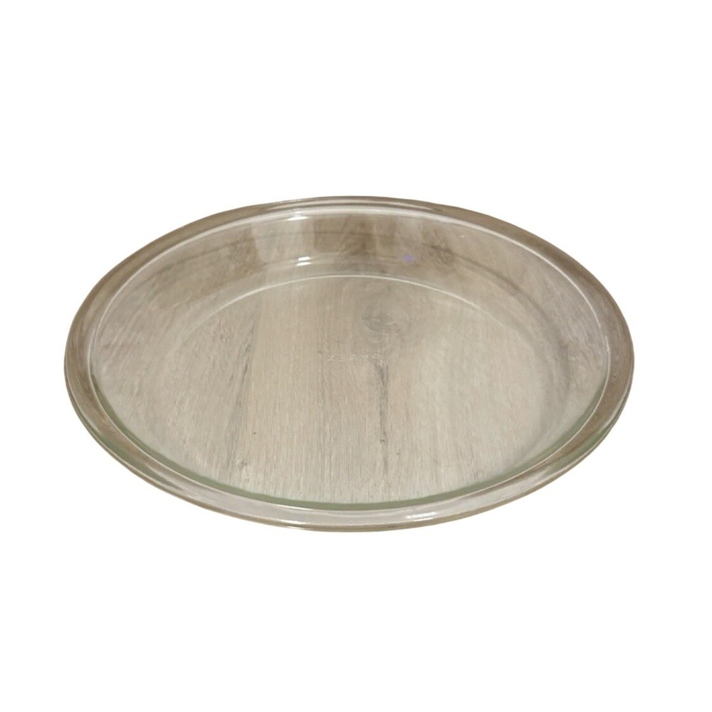 Pyrex 209 Clear Glass Pie Plate 9 Inch‎ Vintage Round Baking Dish Made in USA